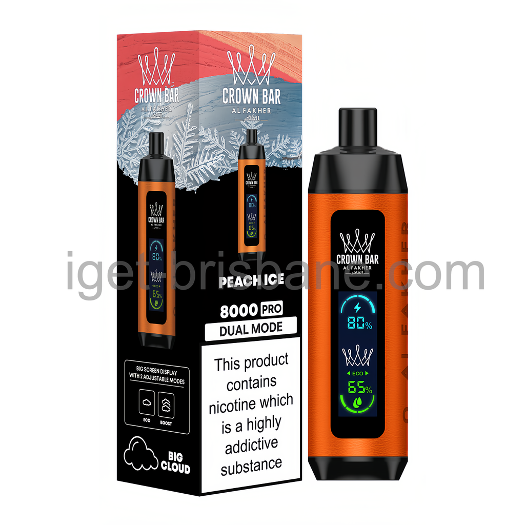 AL FAKHER CROWN BAR SHISHA-PEACH ICE Shisha