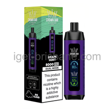 Load image into Gallery viewer, AL FAKHER CROWN BAR SHISHA-GRAPE MINT Shisha