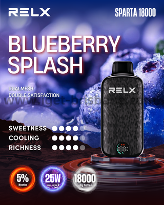 Relx SPARTA 18000 Puffs-Blueberry Splash
