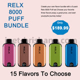 5 x Relx Magic Go Dm 8000 Puff