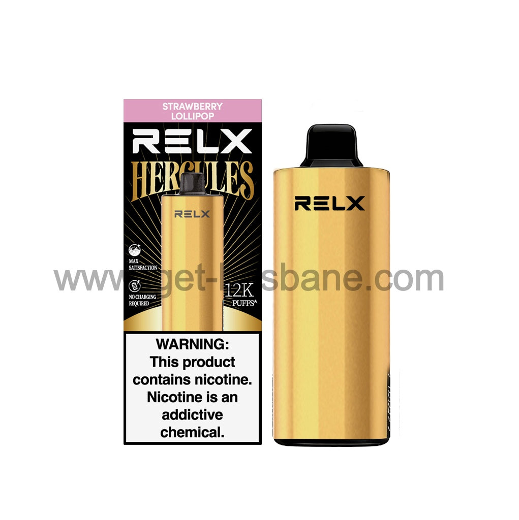 Relx Herc 12000 Puffs-Sttawberry Lollipop