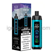 Load image into Gallery viewer, AL FAKHER CROWN BAR SHISHA-BLACKCURRANT ICE Shisha