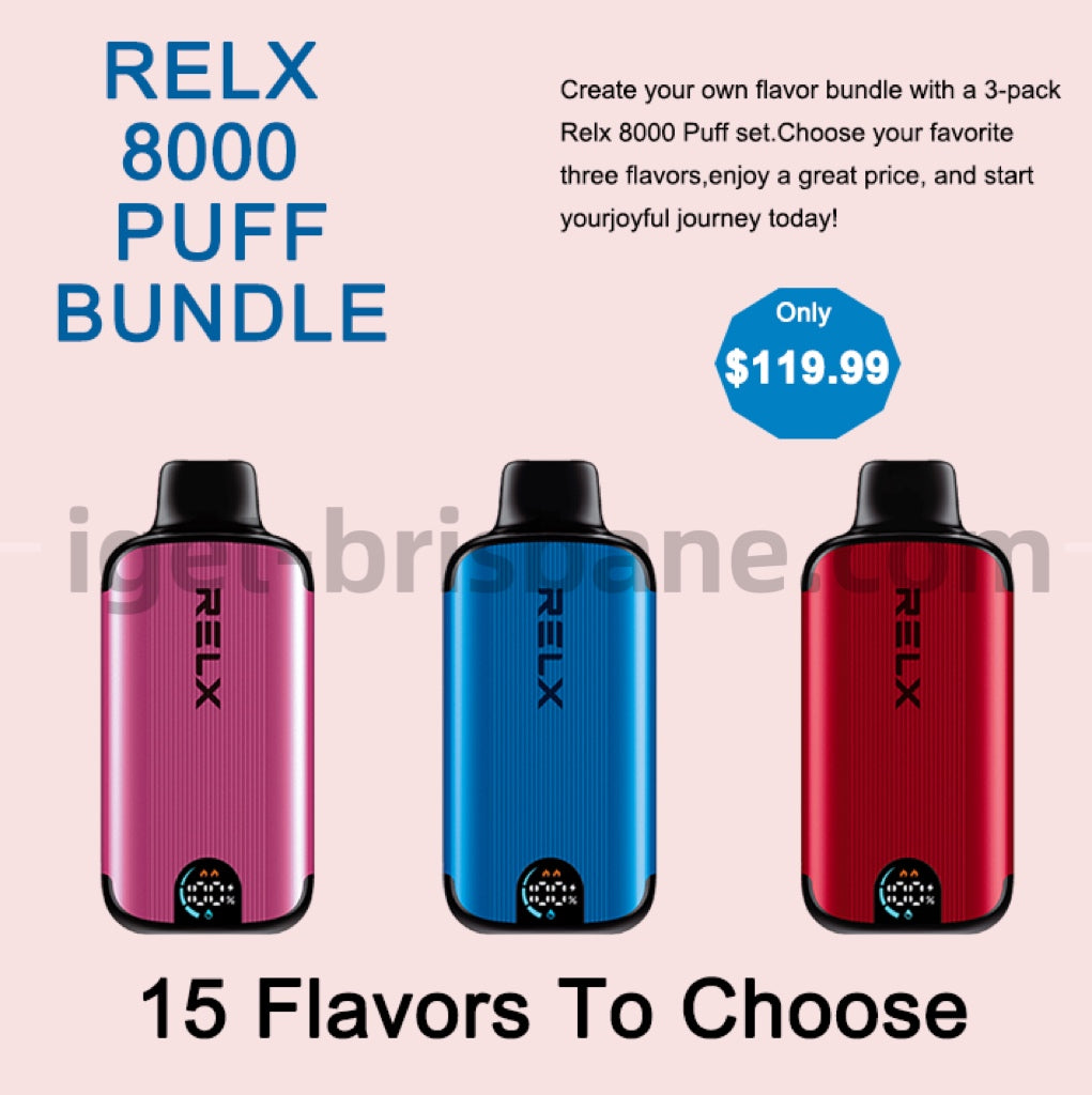 3 x Relx Magic Go Dm 8000 Puff