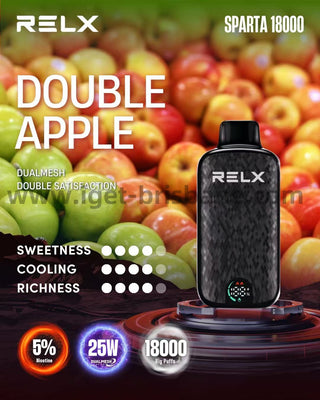 Relx SPARTA 18000 Puffs-Double Apple