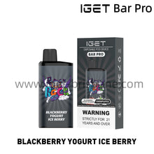 Load image into Gallery viewer, IGET Bar Pro Disposable Vape 10000 Puffs - Blackberry Yogurt Ice Berry