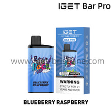 Load image into Gallery viewer, IGET Bar Pro Disposable Vape 10000 Puffs - Blueberry Raspberry