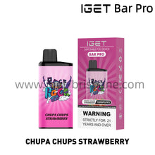 Load image into Gallery viewer, IGET Bar Pro Disposable Vape 10000 Puffs - Chupa Chups Strawberry