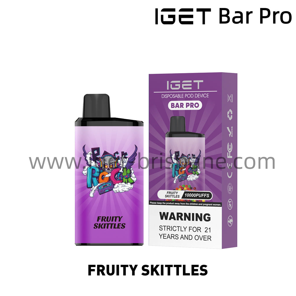 IGET Bar Pro Disposable Vape 10000 Puffs - Fruity Skittles