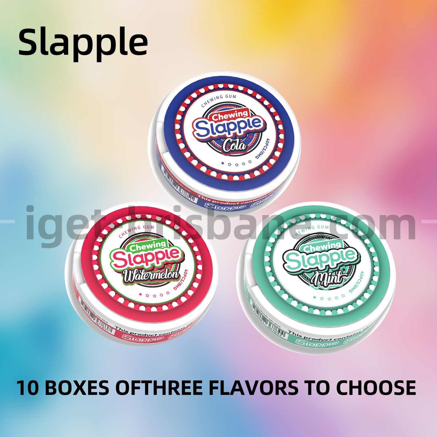 10 x Slapple Chewing Gum（40pcs）