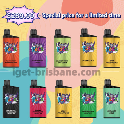 10 x IGET BAR 3500 puffs