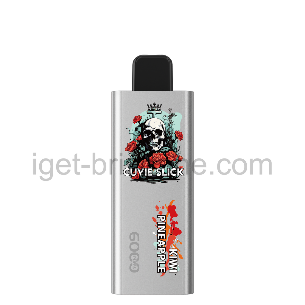 HQD SLlCK Disposable Vape 6000 puffs - Kiwi Pineapple