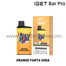 Load image into Gallery viewer, IGET Bar Pro Disposable Vape 10000 Puffs - Orange Fanta Soda