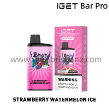 Load image into Gallery viewer, IGET Bar Pro Disposable Vape 10000 Puffs - Strawberry Watermelon Ice