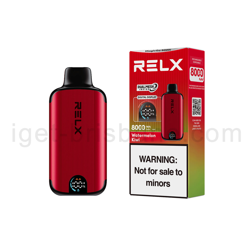 RELX MagicGo 8000i Disposable Vape 8000 Puffs-Watermelon Kiwi