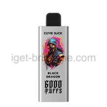 Load image into Gallery viewer, HQD SLlCK Disposable Vape 6000 puffs -Black Dragon