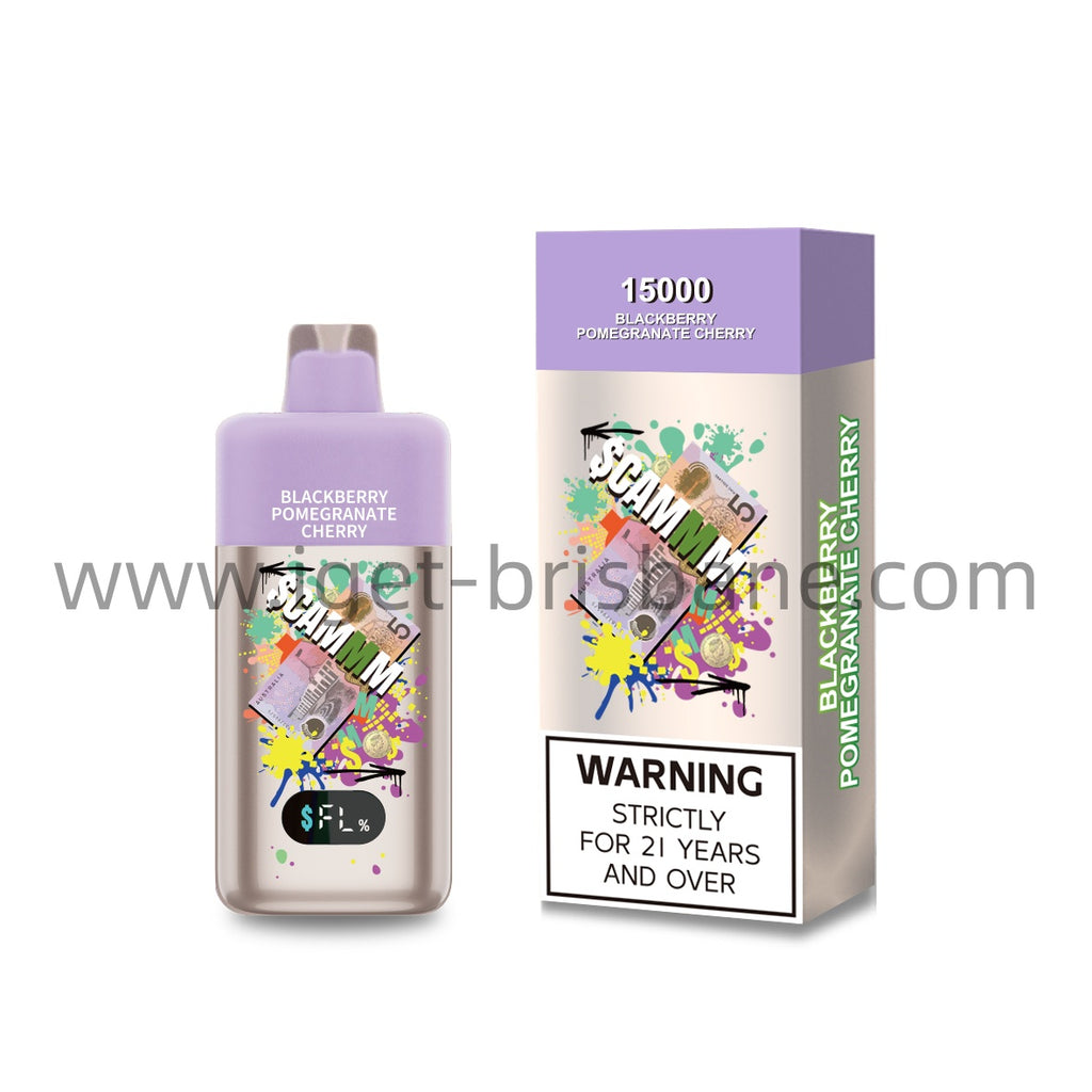 Scam 15000 Puffs-Blackberry Pomegranate Cherry