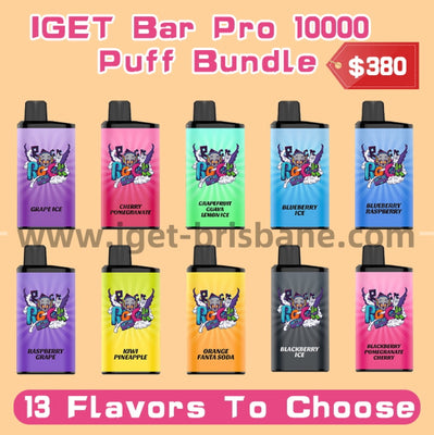 10 x Iget Bar Pro 10000 Puffs Bundle