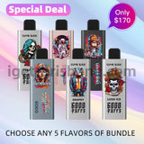 Any 5 x Hqd Slick 6000 Puffs Bundle