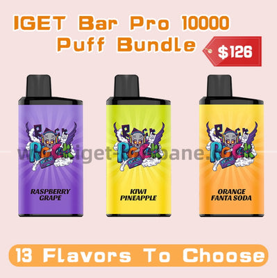 3 x IGET Bar Pro10000 Puffs Bundle