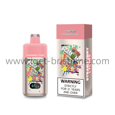 Scam 15000 Puffs-Strawberry Lychee