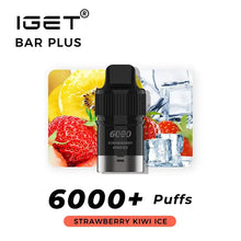 Load image into Gallery viewer, IGET Bar Plus Pod 6000 Puffs - Strawberry Kiwi Ice